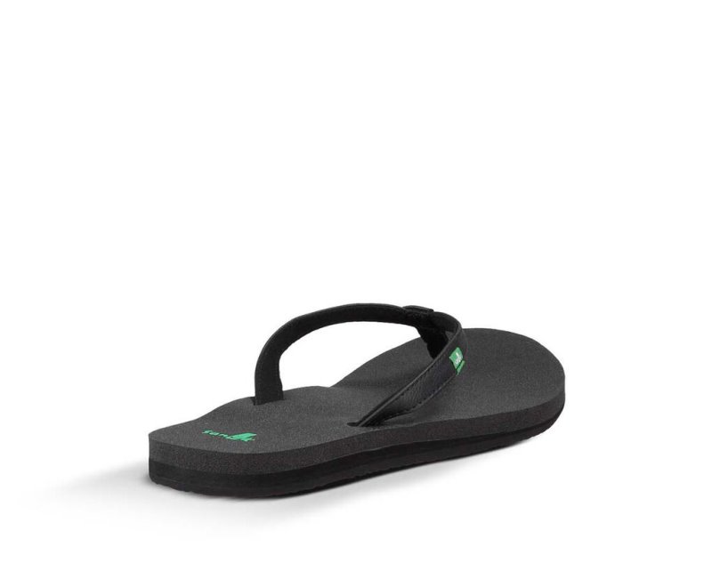 Sanuk Yoga Joy Women's Flip Flops Black | Canada 65MQZ